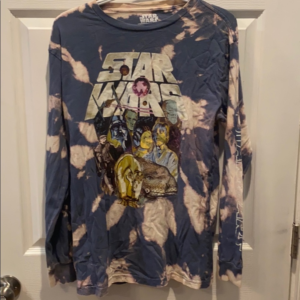Custom Tye-Dye STAR WARS vintage long sleeve